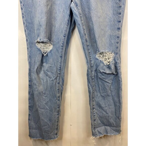 Madewell The Petite Perfect Vintage Jean Bradwell Wash Ripped Edition Size 27P - Picture 3 of 10